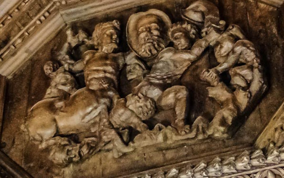 Bóveda de la caja de escalera del Palacio de Castilfalé